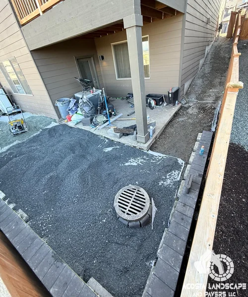 Paver Patio, Turf & Outdoor Lighting Project in Snohomish 